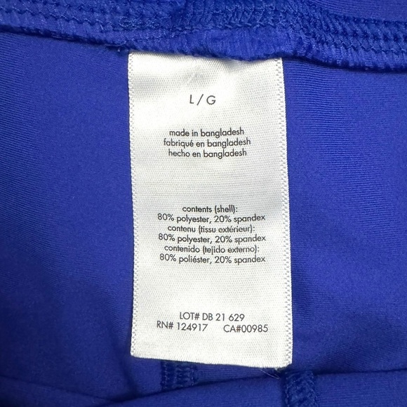 WeWoreWhat Sapphire Blue Bike Shorts Compression Stretchy 6" Inseam Large - Picture 3 of 16